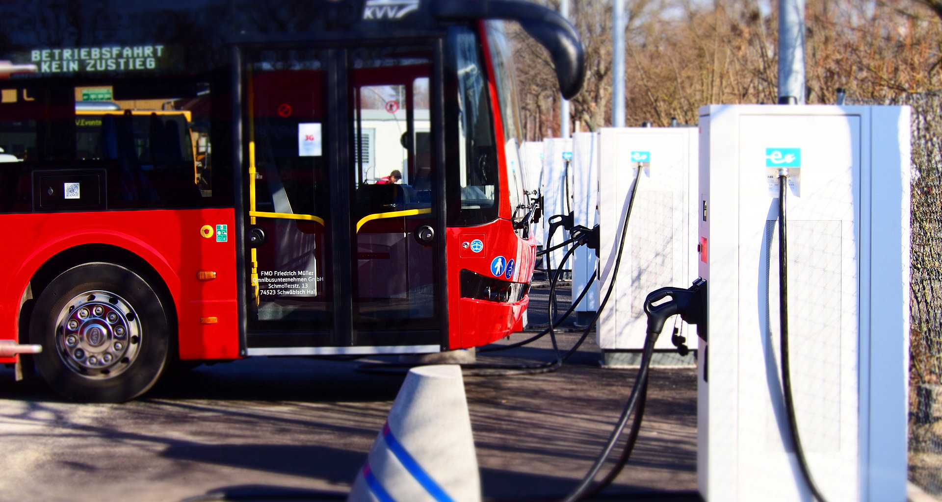 E-Bus an der Ladestation