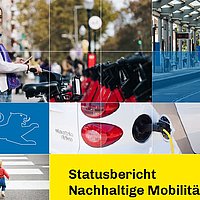 Deckblatt des Statusberichts nachhaltige Mobilität mit Beispielen nachhaltiger Mobilität