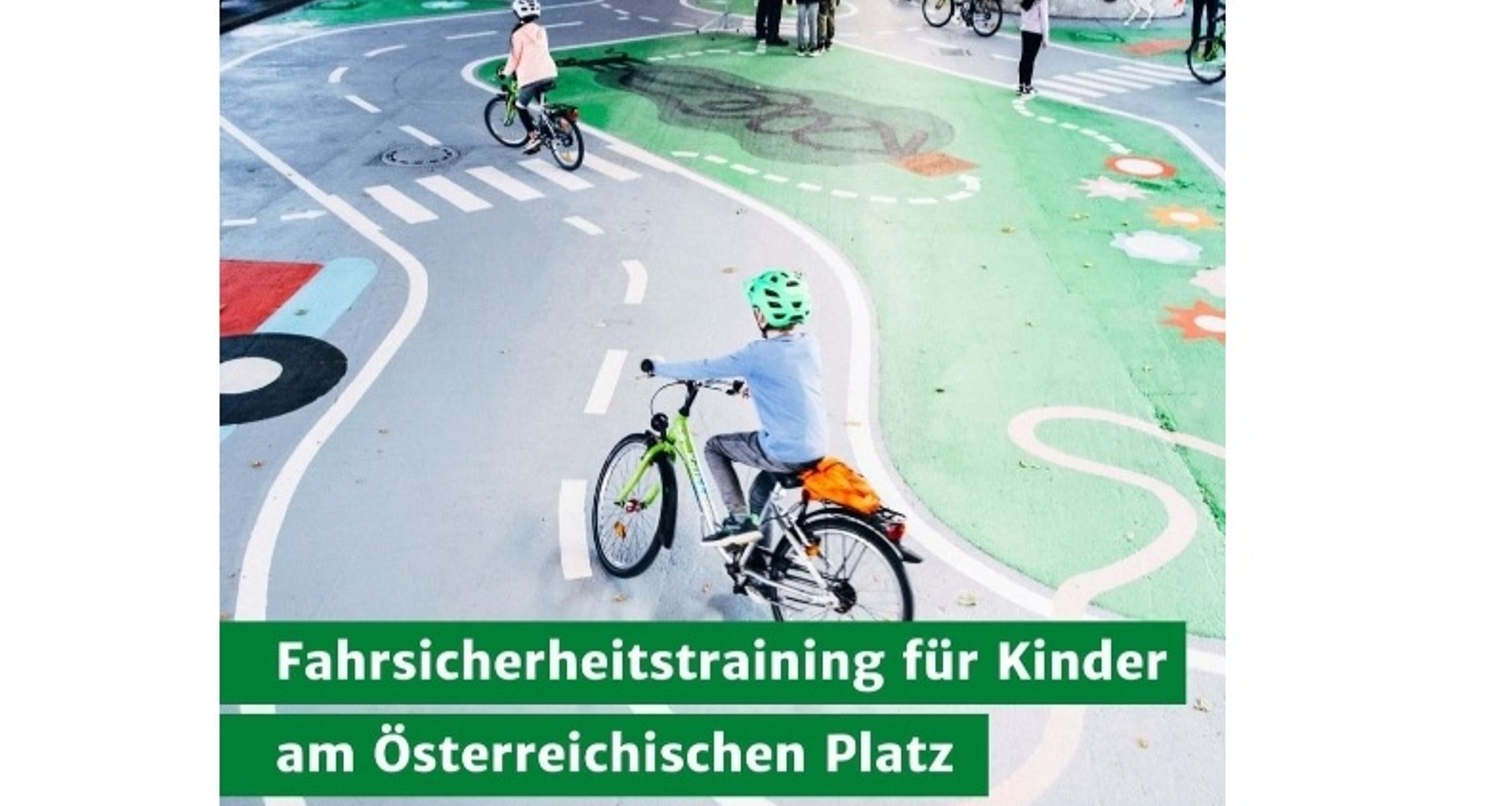 Kinder auf dem Fahrrad bei Fahrsicherheitstraining