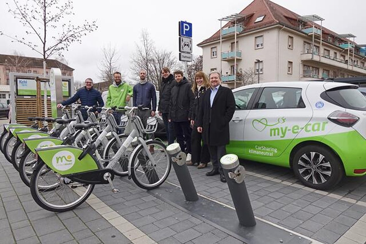 Einweihung einer Mobilstation in der Stadt Kehl