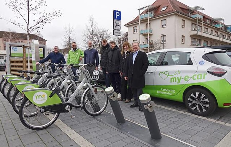 Einweihung einer Mobilstation in der Stadt Kehl