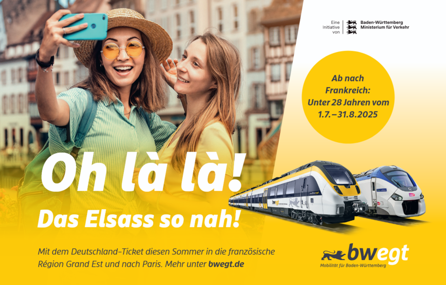 Urlaub im Elsass mit dem Zug ganz ohne Aufpreis