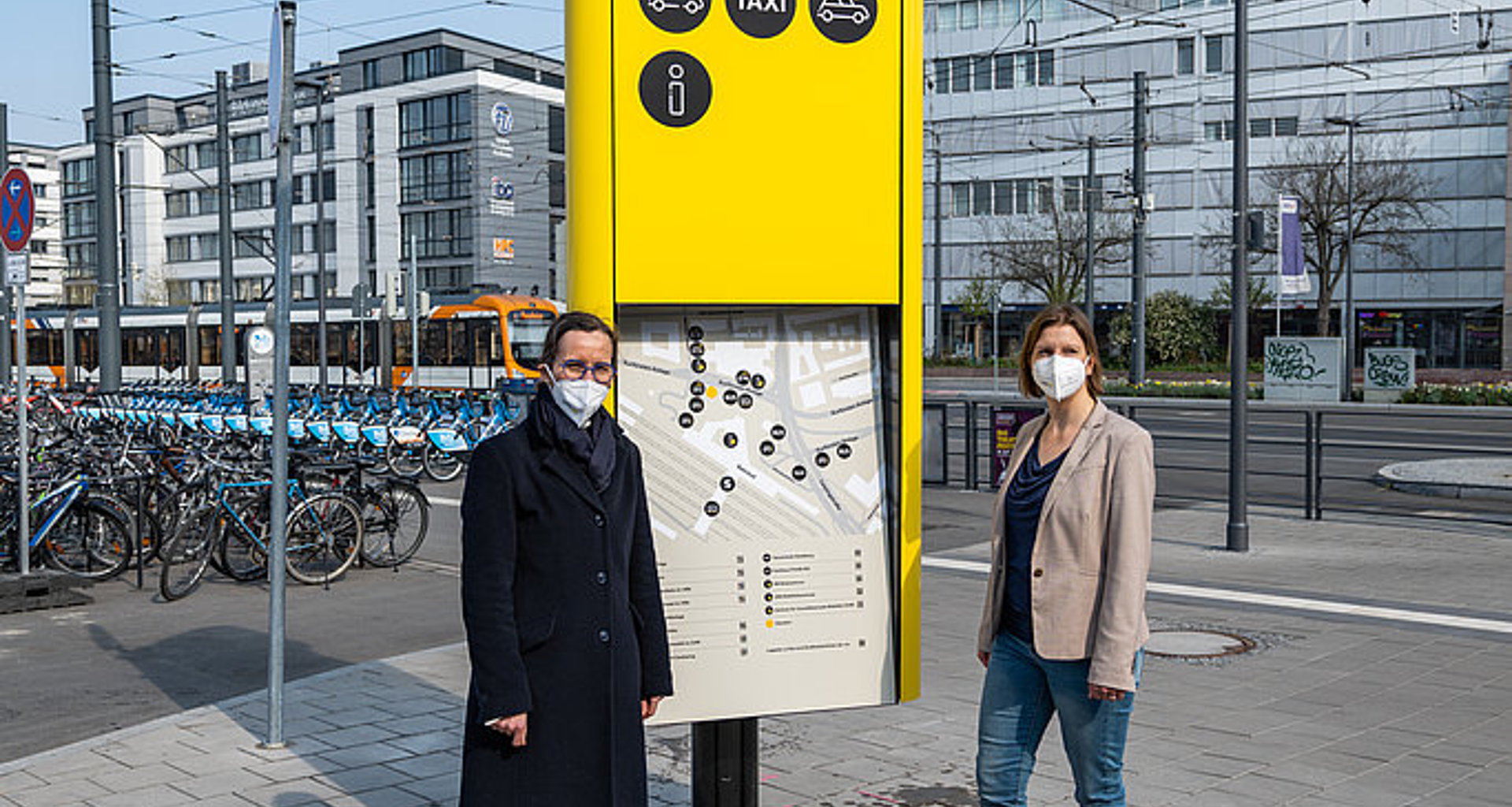 Einweihung der Mobilitätssäulen in Heidelberg