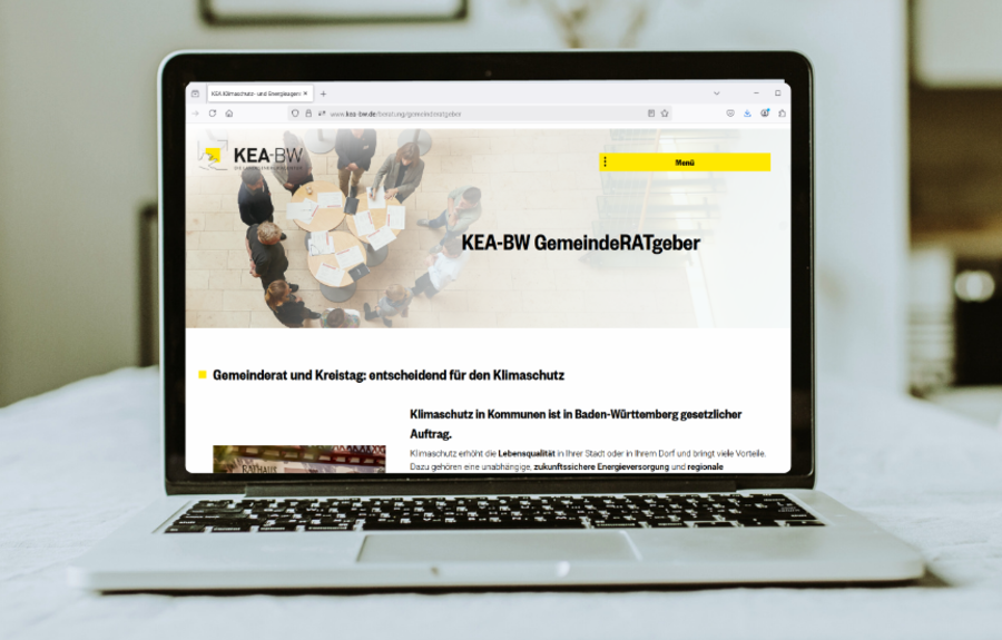 Portal für Gemeinderäte auf der KEA-BW-Homepage