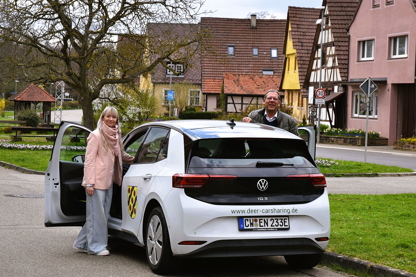E-Carsharing-Angebot in der Gemeinde Neulingen