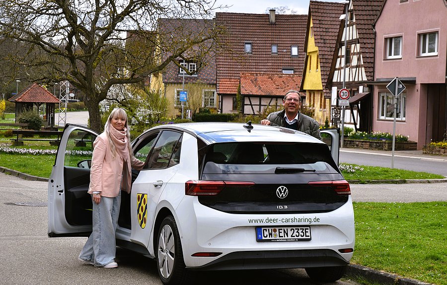 E-Carsharing-Angebot in der Gemeinde Neulingen