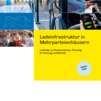 Coverbild zu Leitfaden Ladeinfrastruktur in Mehrparteienhäusern