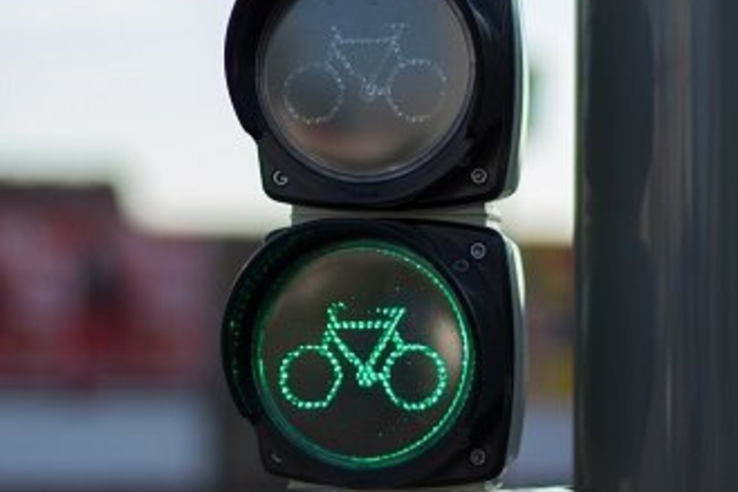 grüne Ampel für Radfahrende