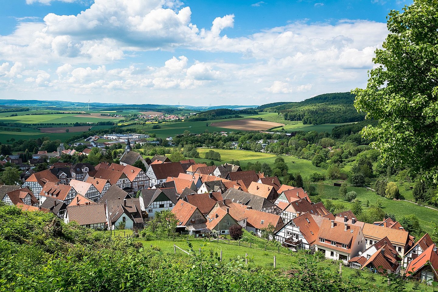 Ein Dorf im ländlichen Raum