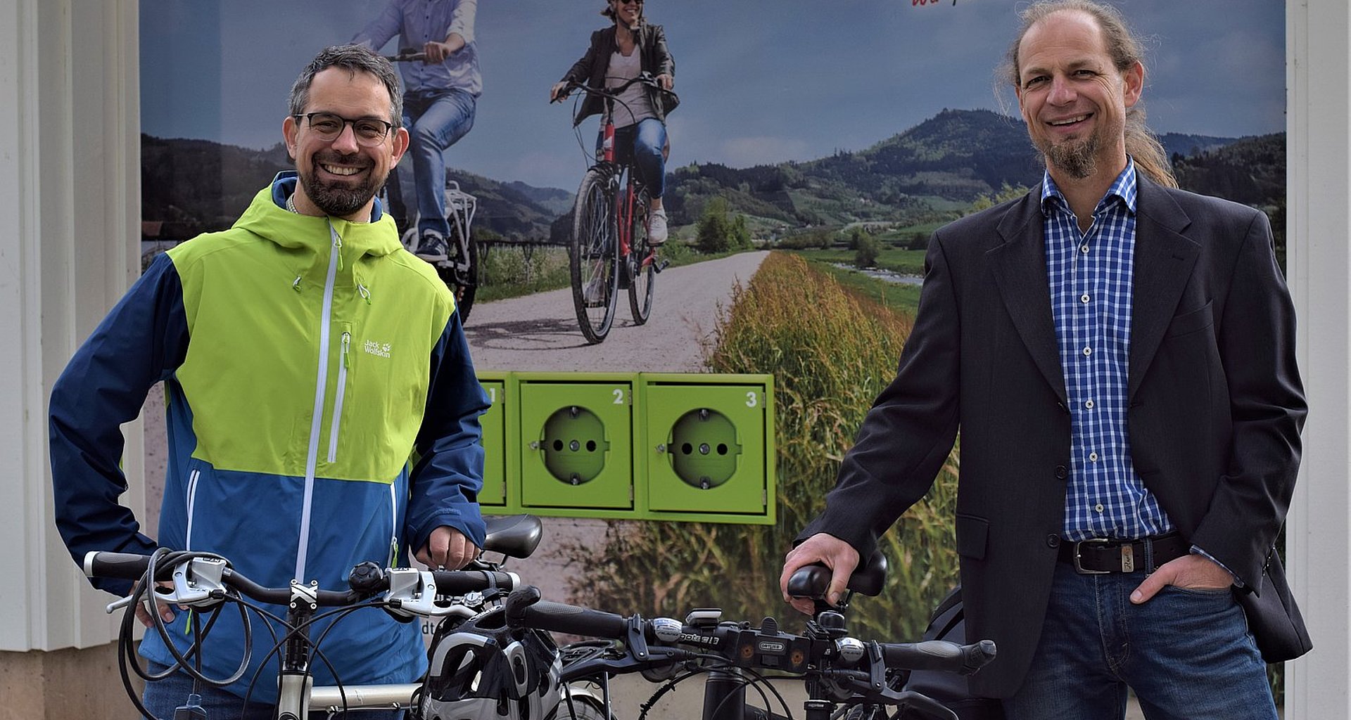 Stephan Hielscher und Christian Jakob, Gründer der Bürgerinitiative "Oberkirch mobil"