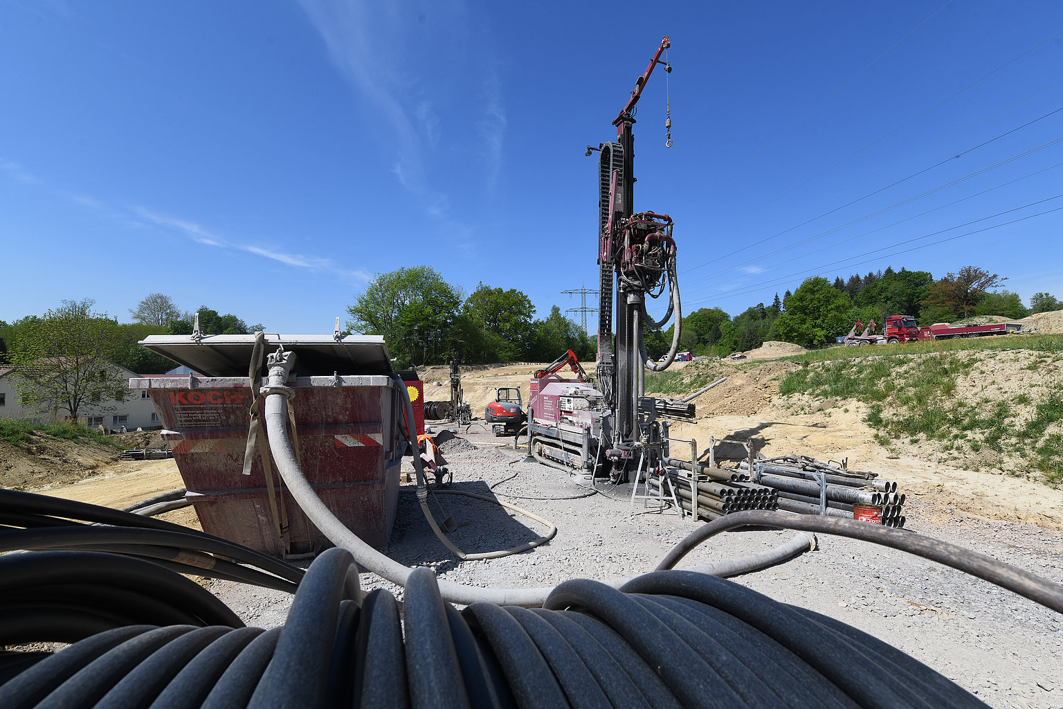 Baustelle "Auf Leim"-Bohrungen