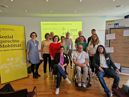 Gruppe der Teilnehmer der Auftaktveranstaltung "Gerechte Mobilität in der Umsetzung"