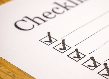 Bild einer Checkliste